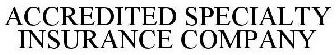 Accredited Specialty Insurance
